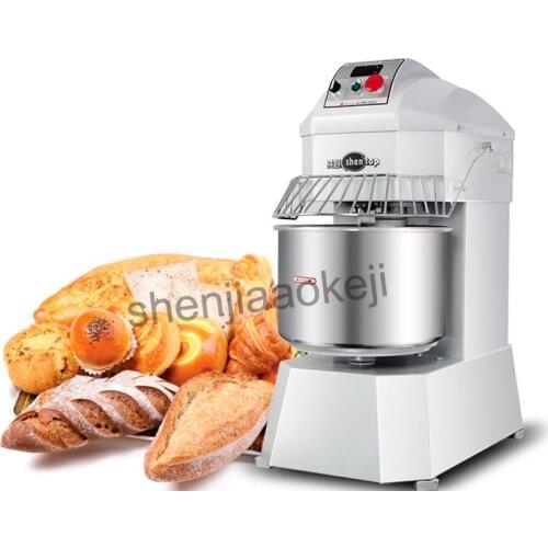 Commercial Bread Spiral Dough Mixer with dough temperature display double-acting 8kg capacity dough mixer Doughmaker 220V 1PC