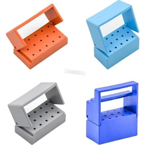 15-Hole Bur Disinfection Box Stand Autoclave Disinfection Box For High Speed Burs Dental Lab Equipment
