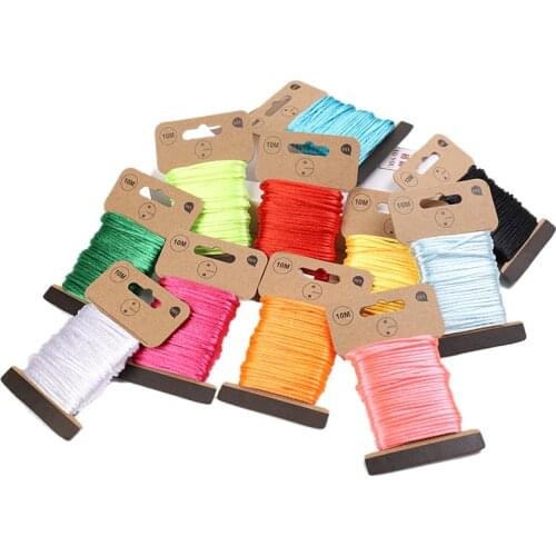 2.5mm New Color Chinese Knot Rope Braided Thread Diy Clothing Decoration Hand Rope