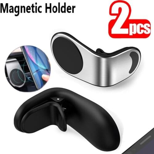 2PCS Magnetic Phone Holder in Car Stand Magnet Cellphone Bracket Car Magnetic Holder for Phone for iPhone 12 Pro Max Samsung