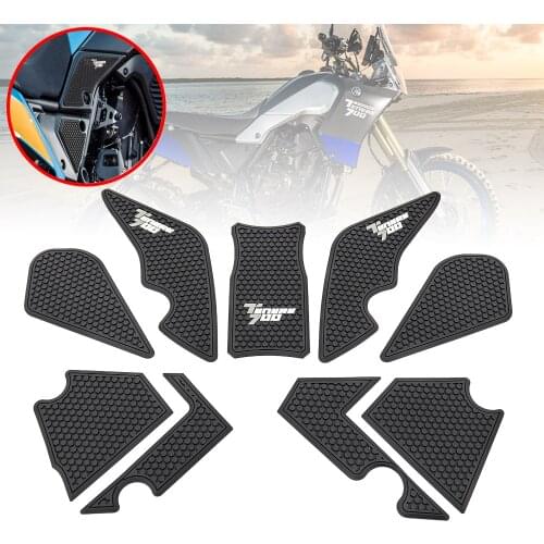 2019 2020 2021 Motorcycle Non-slip Side Fuel Tank Stickers Waterproof Pad Rubber Sticker FOR YAMAHA Tenere 700 T700 XTZ 700 XTZ