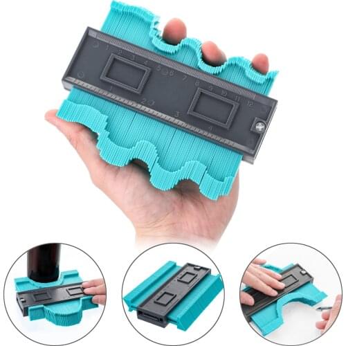 25cm Contour Profile Gauge Duplicator Tiling Laminate Tile Edge Shaping Wood Measure Ruler Multifunctional Measuring Tool