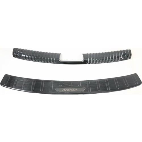 Car accessories For Mazda 6 Stainless Steel Rear Inner Trunk Boot Bumper Guard Plate Protector Molding Trim 2018-2021