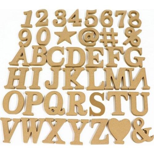 1pc Wood Letter Alphabet Number Standing Art Hand Crafts DIY Personalised Xmas Birthday Party Wedding Home Decoration Ornaments