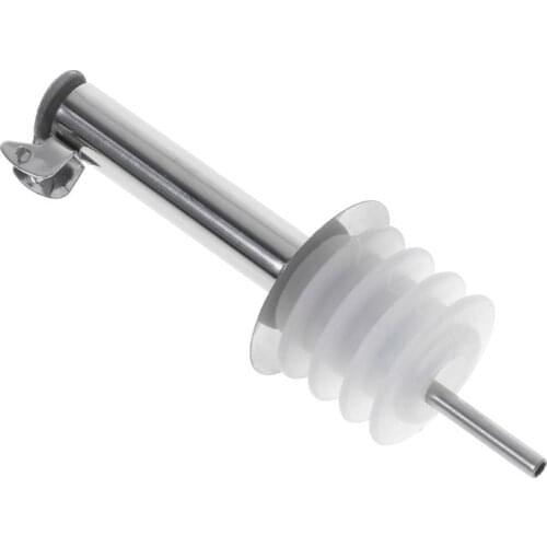 Stainless Steel Olive Oil Red Wine Pourer Dispenser Spout Bottle Stopper Bar Barware Tools K1MF