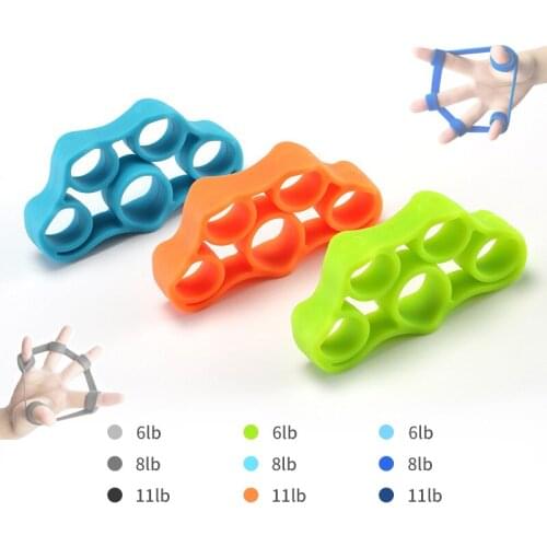 Hand Gripper Silicone Finger Expander Exercise Hand Grip Wrist Strength Trainer