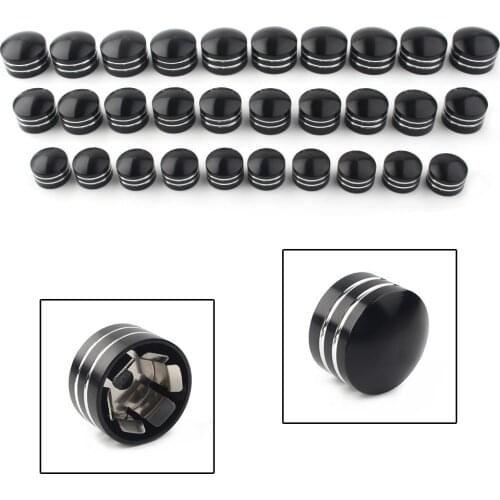 10PCS CNC Motorbike Bolt Topper Cap Cover Inner 9mm 11mm 13mm Schrauben For Harley Davidson