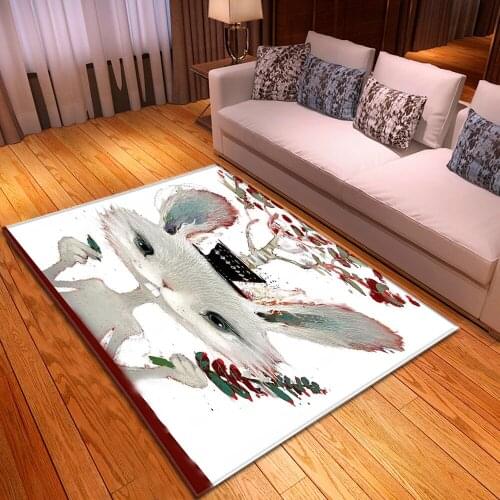 Animal rug childrens room cute decorative carpets restaurant modern living room non-slip mats home bedroom 3D printing big rugs