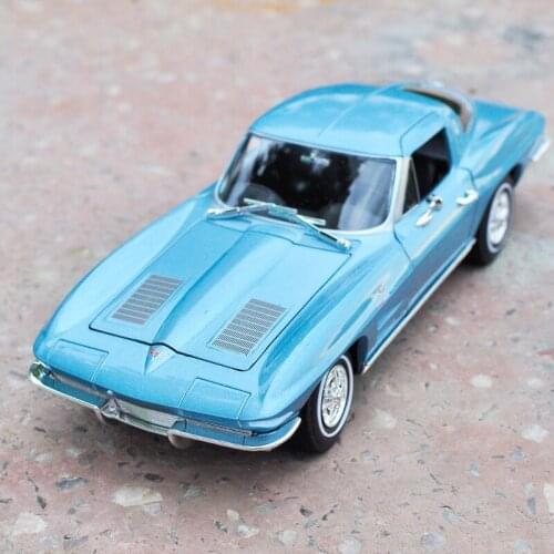 Diecast 1:24 Model Cars 1/24 Alloy Static Sports Car Toys for Children gld3 boys Gift chevrolet Corvette