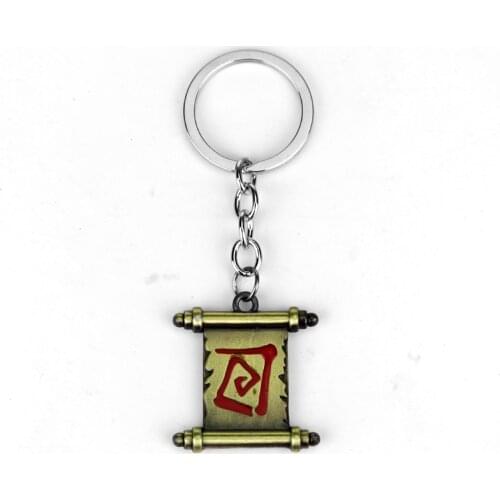 MQCHUN Game Dota 2 Keychain Transfer Scroll Talisman of Evasion Pudge Model Key Chains Dota2 key Ring Holder Chaveiro-50