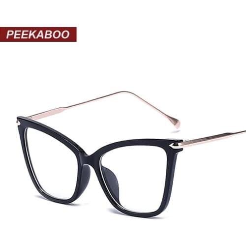 Peekaboo Cat Eye Glasses Frames