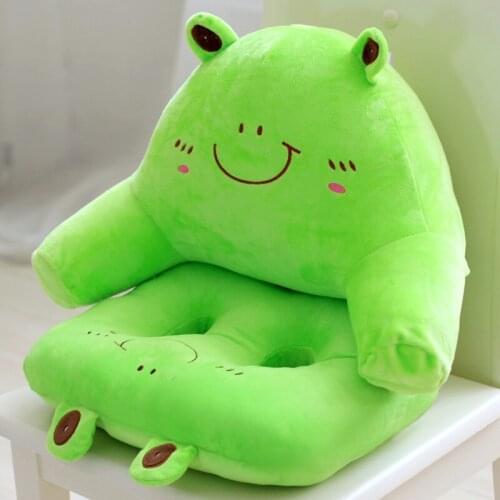 Japan Style Cartoon 2pcs/set Lumbar Support Pillow And Seat Cushion, Home Decoration Plush Doll Throw Pillow Cushoin For Kids