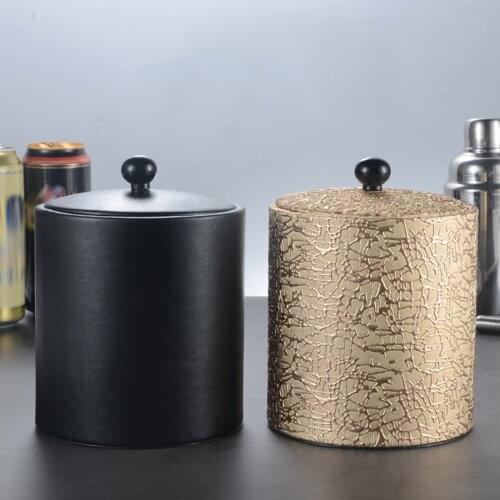 Ice Bucket Stainless Steel Ice Bucket Insulated Bucket With Lid Tongs Strainer For Bar Party Wedding Gatherings KTV