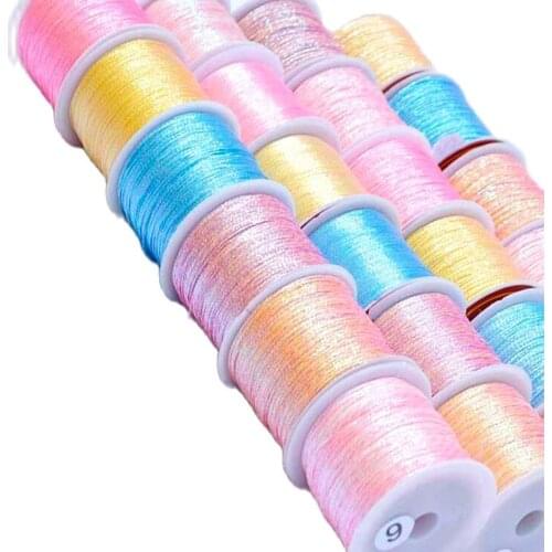 Gold and silver thread Symphony bracelet thread Braided rope jade thread diy material Hand-knitted jewelry