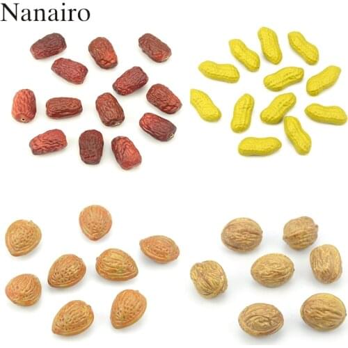 10Pcs Mini Simulation Acorns Foam Plastic Fake DIY Artificial Fruit And vegetables Model House Party Kitchen Wedding Decoration