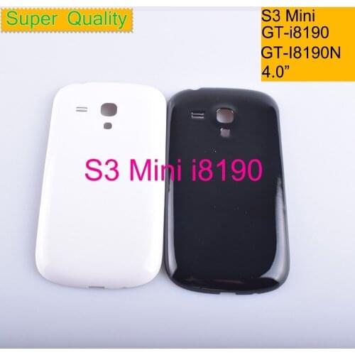 10Pcs/lot For Samsung Galaxy S III S3 MINI GT-i8190 GT-I8190N Housing Battery Cover Back Cover Case Rear Door Chassis Shell