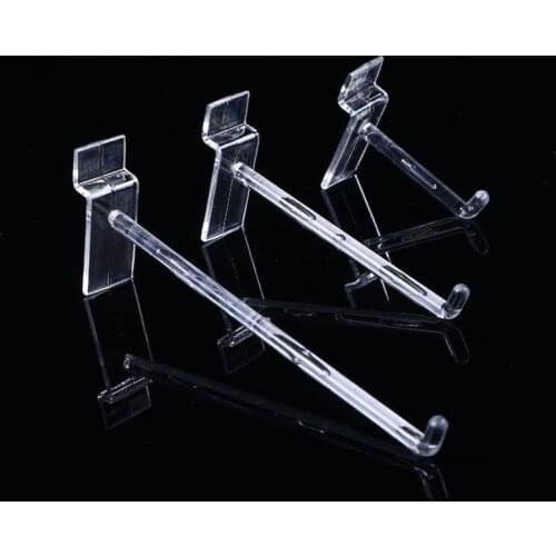 20PC Store Display Hooks Tool Holder Pegboard Storage Hanging Holder Transparent Utility Hooks Multi-function Wall Mounted Shelf