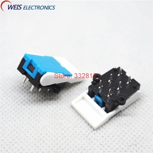 100PCS telephone switch 6pin Reset micro switch Building intercom doorbell pressure switches Free shipping D
