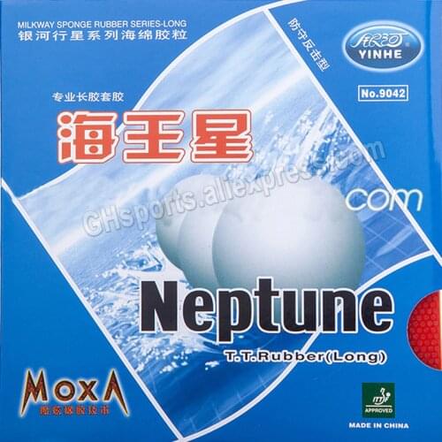 2 uds YINHE Neptuno Pips-tiempo de tenis de mesa de caucho Galaxy mucho Pips Original YINHE de Ping Pong de esponja