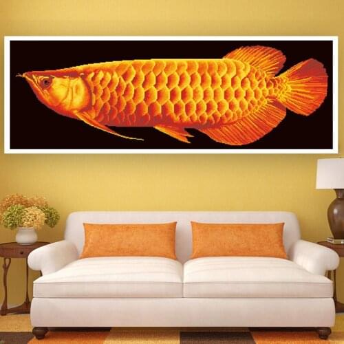 Diamond Embroidery 5D Diy Diamond Painting Cross Stitch Gold Fish Round Diamond Mosaic Animals Home Paintings hobbies crafts