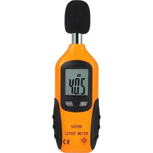 Car DB Measure Pressure Monitor Tester LCD Digital Sound Level Decibel Noise Meter Tester Intstrument Accessories Universal