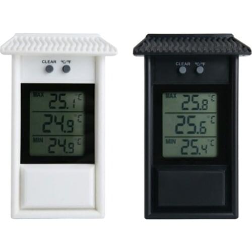 Digital Indoor/Outdoor Waterproof Thermometer for Garden GreenHouse Wall Max Min