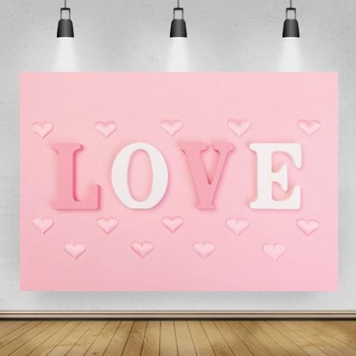 Pink Board Plank Girl Photography Backdrops Wedding Love Couples Marriage Dinner Table Wall Poster Decor Background