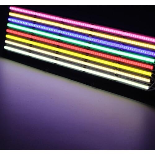 COB Flexible led Strip tape Neon white/red/blue/green/yellow 12V 24V 384leds/m High Density RA90 for Cabinet Home DIY Lighting
