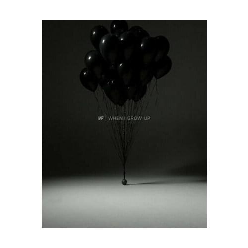 When I Grow Up NF Album Hip Hop Rap Music Silk Fabric Wall Poster Art Decor Sticker Bright