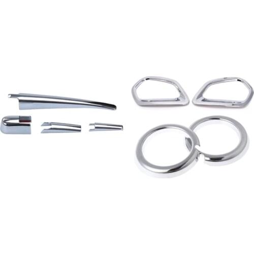 Rear Wiper Cover Rear Window Wiper Cover Exterior for Mitsubishi Outlander 2013-2019 & Front and Rear Fog Lights Cover