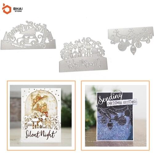 New Design Christmas Lantern Metal Cutting Dies Cut Decoration Scrapbook Paper Card Embossing Decor Craft 2021