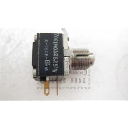 Original new 100% 70B1M032S251W 250K golden foot potentiometer handle length 13MM hole 9.5MM (SWITCH)