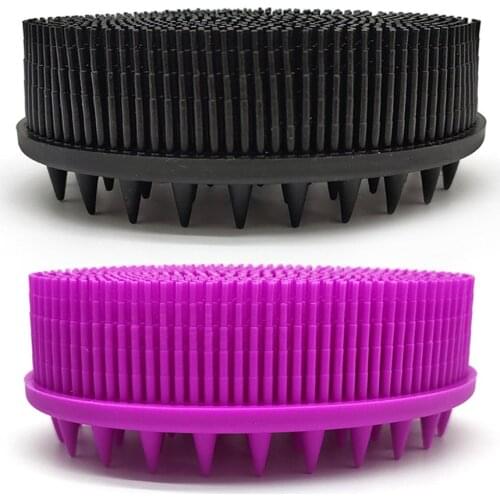 Silicone Double-sided Shampoo And Bath Brush Multifunctional Massage Shampoo Brush For Adults And Children Bath Brush