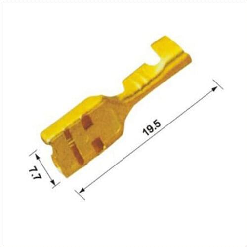 Terminals wire connector female cable connector male terminal Plugs sockets seal Copper terminal H62Y2 DJ621-D6.3A
