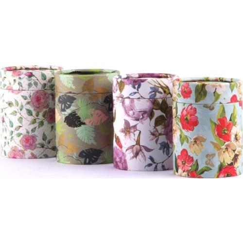 Xin Jia Yi Packaging Box Art Flower Paper Cylinder Shape Coffee Powder Caddy Necktie Cheaper Price Chinese Factory Boxes