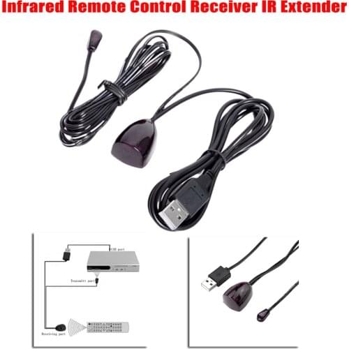 USB IR Infrared Remote Control Receiver Transporter Extender Repeater Emitter USB Adapter For Audio TV set top box
