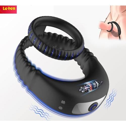 Vibrator Penis Ring Cock Ring Male Penis Massage Sex Toys For Men Masturbator Erection Delay Ejaculation Penis Dick Enlargement