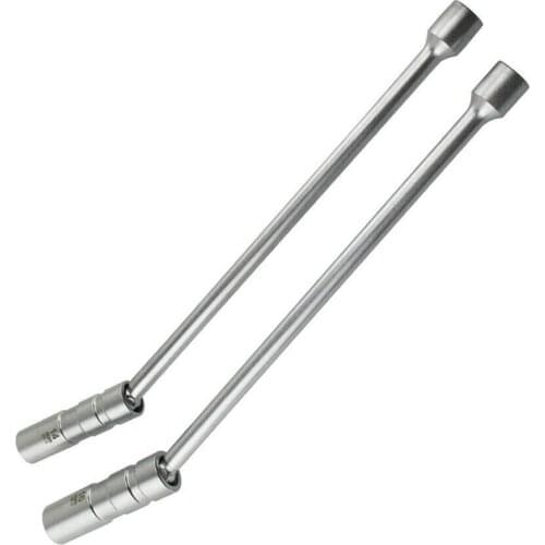 14MM & 16MM 12Inch Swivel Spark Plug Socket - 3/8-Inch Drive 12-Point Thin Wall Magnetic Spark Plug Socket Removal Tool