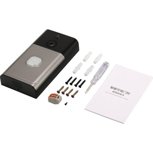 WiFi Smart Wireless Security DoorBell HD Visual Intercom Recording Video Door Phone Remote Home Monitoring Night Vision