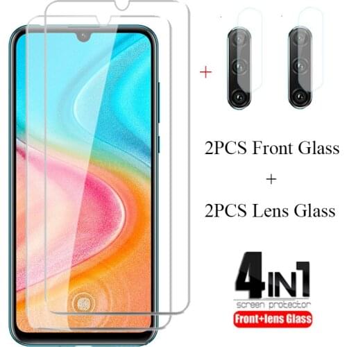 4-in-1 Tempered Glass on For Huawei Honor 20 Pro 20 Lite 20I Screen Protectors Camera Lens Protective Glass 20Pro 20lite I S 20s