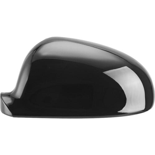 2pcs For VW Golf MK5 GTI Jetta 5 (Glossy Black ) Passat B6 B5.5 Side Wing Mirror Covers Caps Sharan Golf Plus Variant EOS 2007