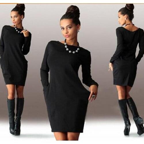 Ladies Work Office Shirts Fashion Autumn Long Blouse Women Shirts With Pockets Slim Pack Hip Bodycon Shirts Tops