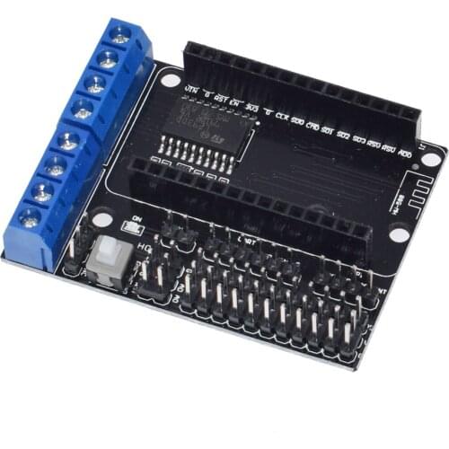 10PCS NodeMCU Motor Shield Board L293D for ESP-12E from ESP8266 esp 12E kit diy rc toy wifi rc smart car remote control