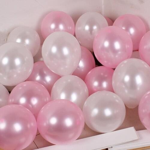 20 50 pcs/lot 10" 1.5g mix Colorful Pearl Gold White Latex Balloon Celebration Wedding Decorations Happy Birthday Party Supplies