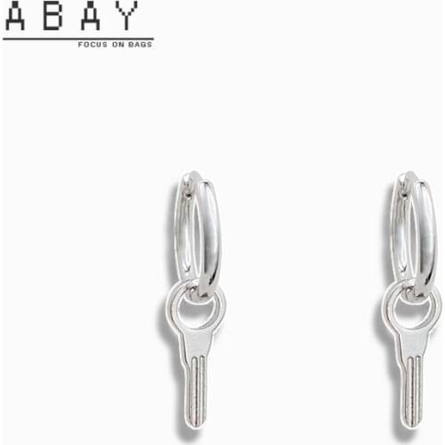 2020 New Hot Sale Key Ring Earrings Women Personality Simple Versatile Hip Hop Temperament Design Feeling Earrings Female Trend