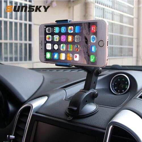 Car holder Car Auto Glutinous Snake Style Adjustable Arm Double Layer PU Base Phone Mount Holder for Most of Device