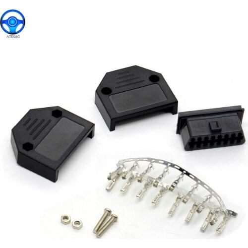 2021 New Arrival OBD2 16Pin male Connector Adaptor Car Diagnostic Tool J1962F ELM327 OBD Male Connect Free shipping