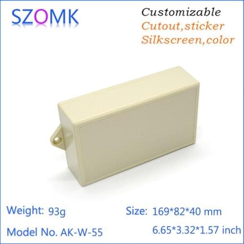 One piece Electrical Plastic Junction Box Connector DIY plastic junction box case connector abs housing 169*82*40mm