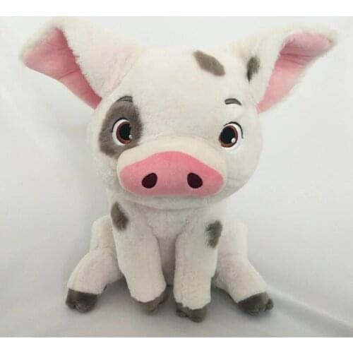 Disney New Authentic 35cm Moana Maui Heihei pet pig Pua Soft stuffed Plush Toy Doll Movie Princess soft toys