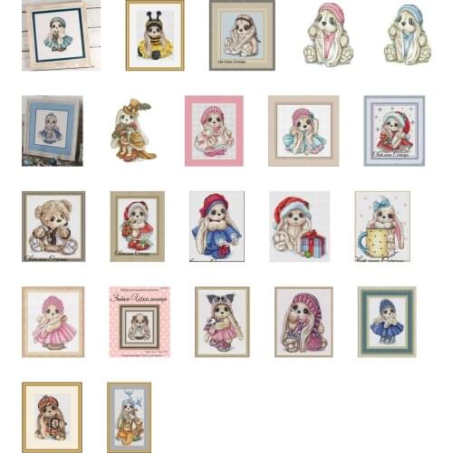 Rabbit Product Egypt Long-staple Cotton Self-Made No Needlecross stitch kits Van Gogh Wheat Field